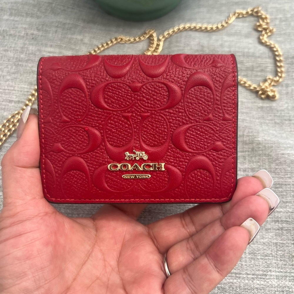 Coach Crossbody Card Holder And Drivers License Holde… Gem